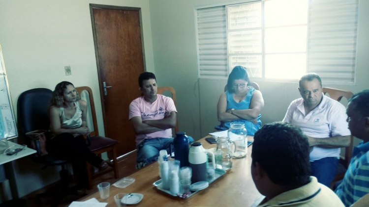 Vereadores participam de reunião com o Prefeito em exercício de Acorizal